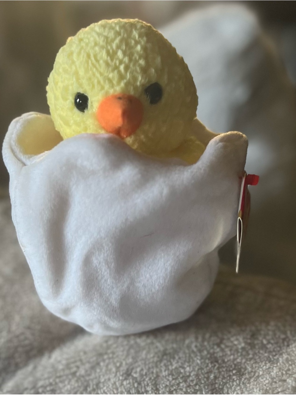 Ty Beanie Babies Eggbert the Chick - 1999 Vintage Plush